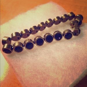 Swarovski purple gem stone bracelet